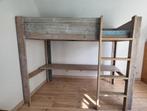 Hoogslaper in steigerhout (zonder matras), Lit mezzanine ou Lit superposé, Enlèvement, 100 cm ou plus, 180 cm ou plus
