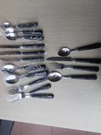 Nieuwe 16-delige bestekset (4 personen) met zwart handvat, Ophalen, Nieuw, Overige materialen, Bestekset