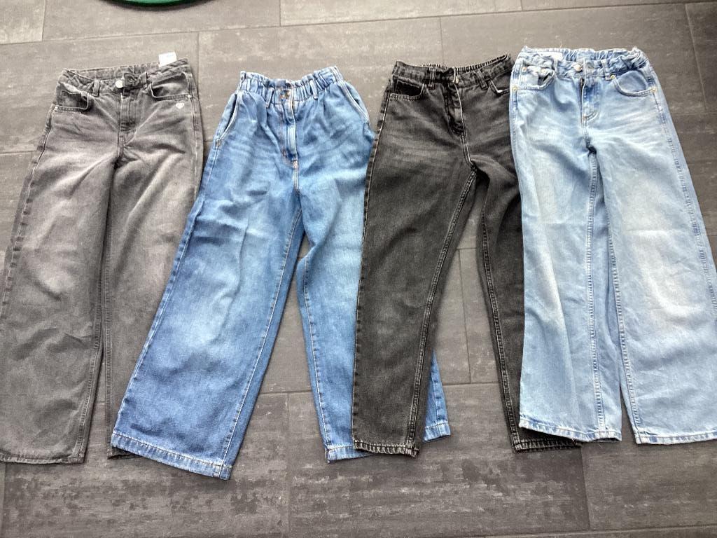 Jeans 11 tot 13 jaar, Kinderen en Baby's, Kinderkleding | Maat 152, Gebruikt, Meisje, Broek, Ophalen of Verzenden