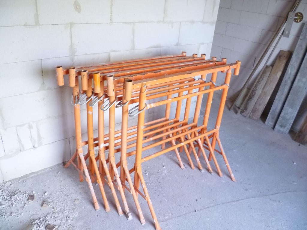 6   tréteaux maçon, Bricolage & Construction, Enlèvement, Utilisé