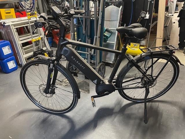 Te koop Electrische Herenfiets, Versnellingen, Zo goed als nieuw, Schijfrem, 53 tot 57 cm