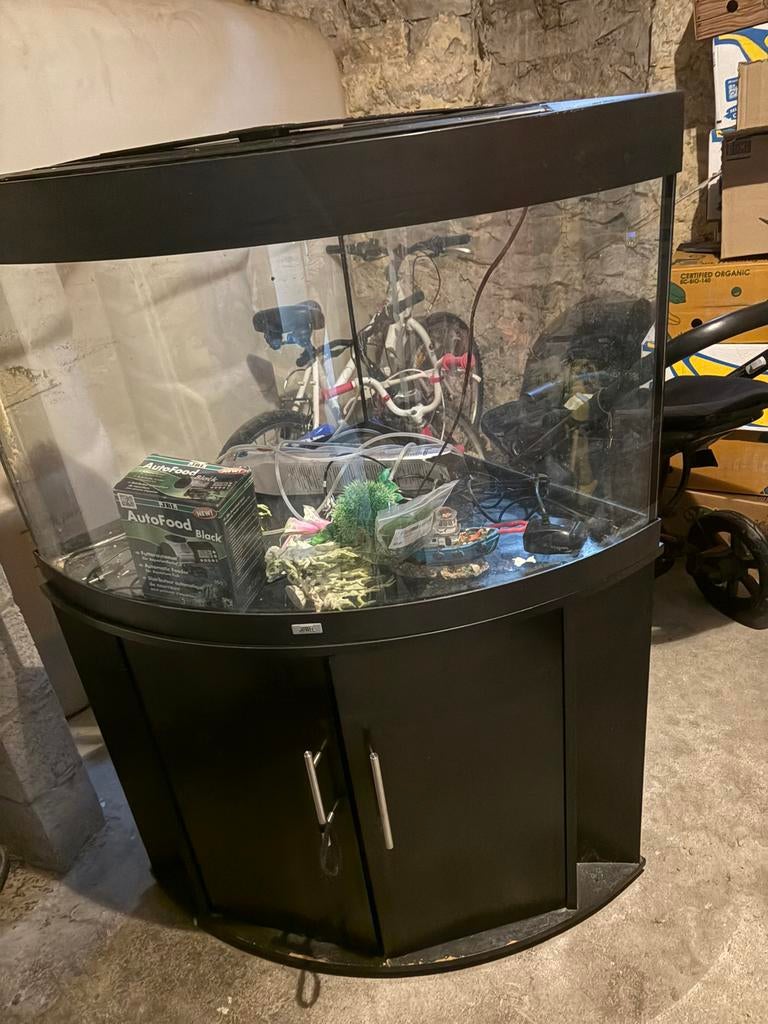Meuble aquarium, Animaux & Accessoires, Poissons | Aquariums & Accessoires, Utilisé, Meuble d'aquarium, Chauffage, Enlèvement