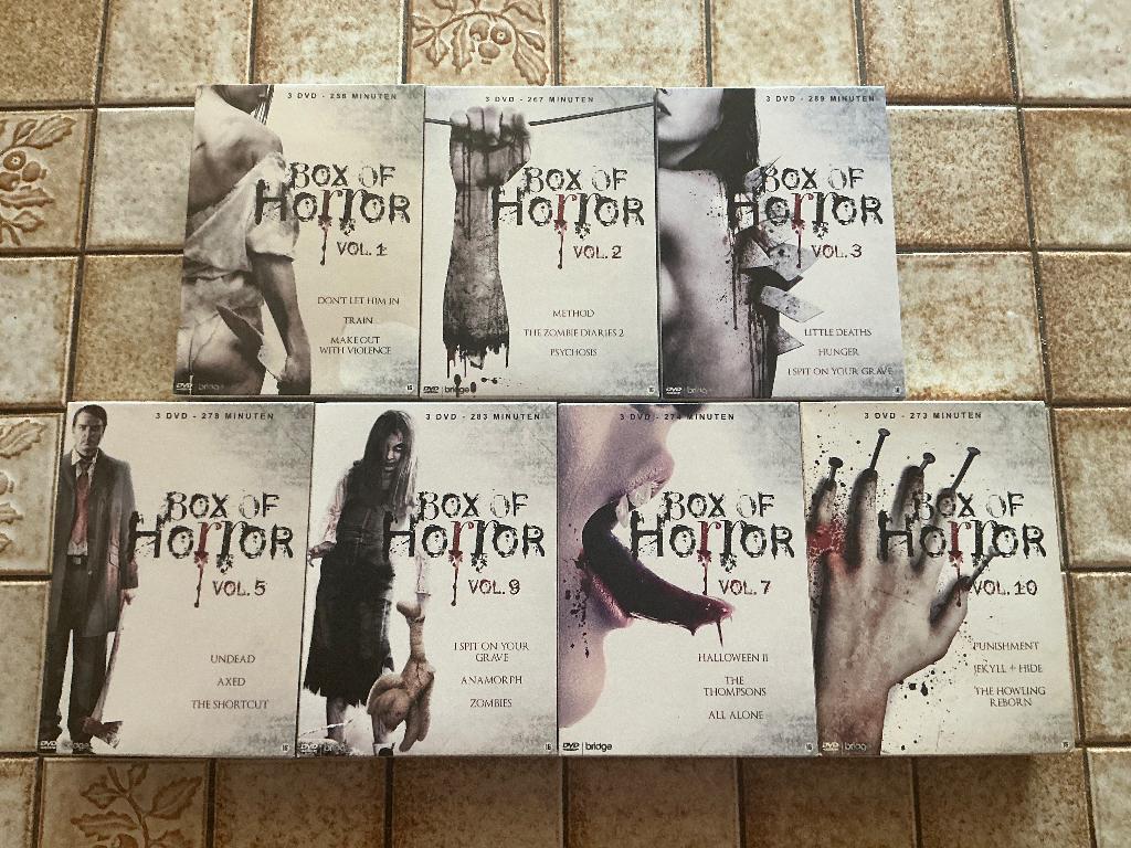 Horror boxen, CD & DVD, DVD | TV & Séries télévisées, Enlèvement ou Envoi, Comme neuf, Horreur