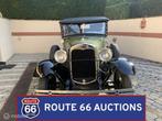 Ford Model A Phaeton Cabriolet | 1930 | Route 66 Auctions, Auto's, Zwart, Bedrijf, Handgeschakeld, Overige carrosserie