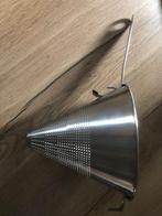 RVS (inox) puntzeef / chinois 23,5 cm – amper gebruikt, Huis en Inrichting, Keuken | Potten en Pannen, Ophalen of Verzenden, Zo goed als nieuw