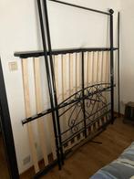 lit baldaquin, Ophalen, Zwart, Metaal, Nieuw