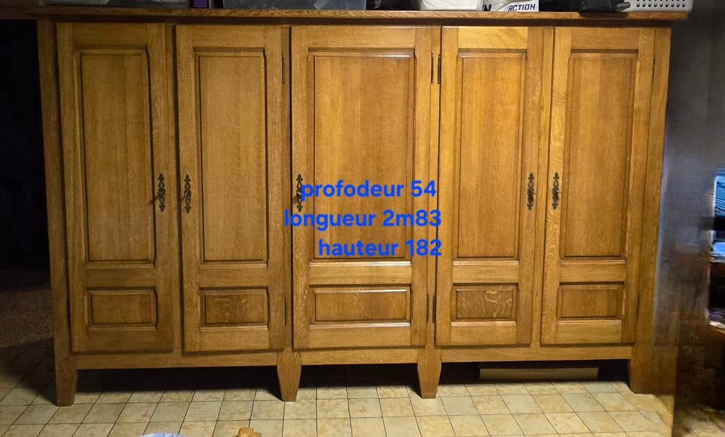 Volwaardige slaapkamer, Huis en Inrichting, Slaapkamer | Complete slaapkamers, Ophalen, Zo goed als nieuw, En bois