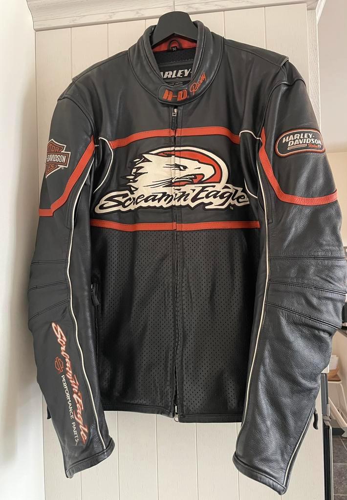 Lederen motorvest Harley Davidson, Motoren, Kleding | Motorkleding, Jas | leer, Heren, Tweedehands, Ophalen of Verzenden