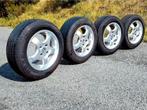 Pneus été avec 7 mm de profil sur jantes alu VW Golf 3, Auto-onderdelen, Banden en Velgen, Ophalen, 14 inch, Gebruikt, Banden en Velgen
