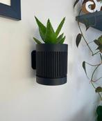 Uniek 3D-geprint muur-plantenpotje + afneembaar waterbakje, Tuin en Terras, Ophalen of Verzenden