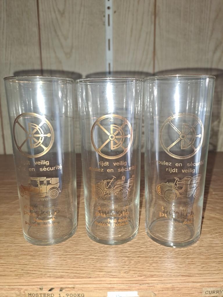 Glazen puckolo vintage brouwerij Herman Heule, Verzamelen, Ophalen