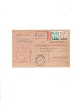 Ancienne carte récépissé 1960, Enlèvement ou Envoi, Utilisé