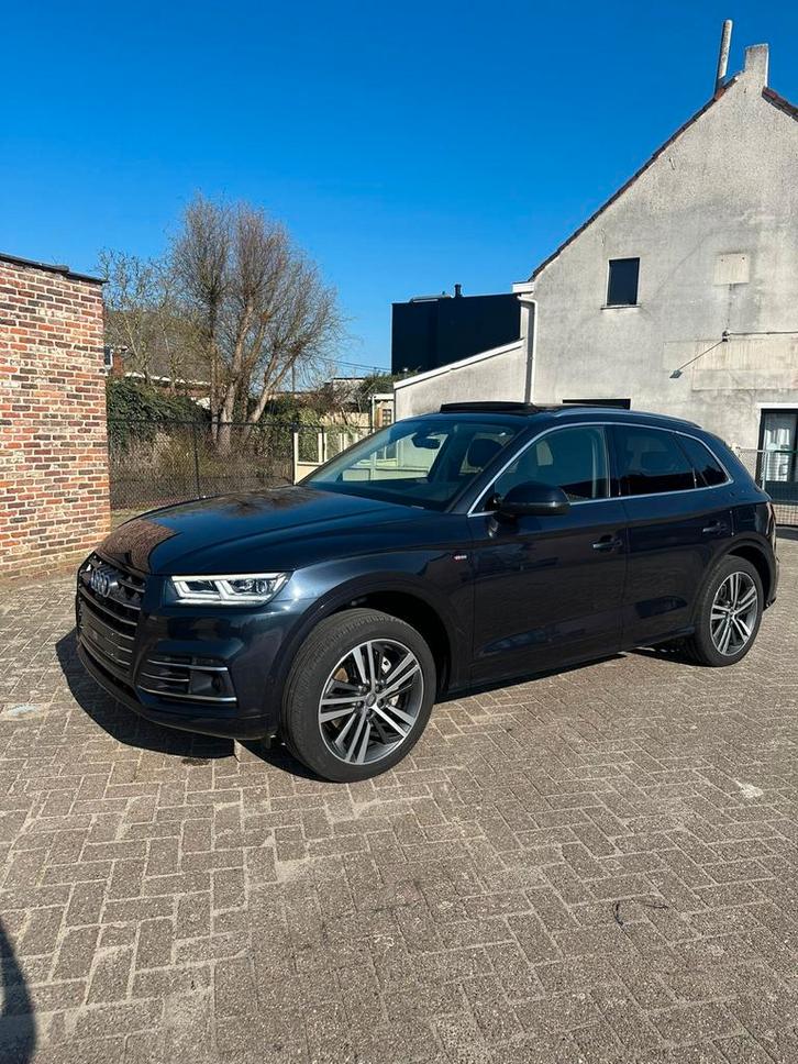 Audi Q5 55 TFSIE hybride/benzine te koop, Auto's, Audi, Particulier, Q5, Hybride Elektrisch/Benzine, 5 deurs, Automaat, Zwart