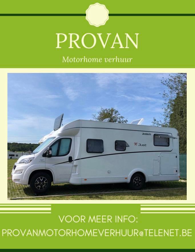 Te huur dethleffs motorhome 4/5 personen te Koekelare, Caravanes & Camping, Location