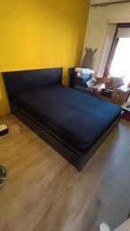 2-persoonsbed met 4 laden & matras, Enlèvement, Utilisé, 200 cm, Bois