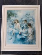 Lithographie « terrasse » signée par Willem Haenrae, Enlèvement