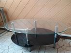 à récupérer  9300 Alost, table basse en verre, Maison & Meubles, 100 à 150 cm, Moins de 50 cm, Comme neuf, Verre