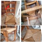 Eiken woonstoelen met hoge rug leuning, Huis en Inrichting, Stoelen, Ophalen