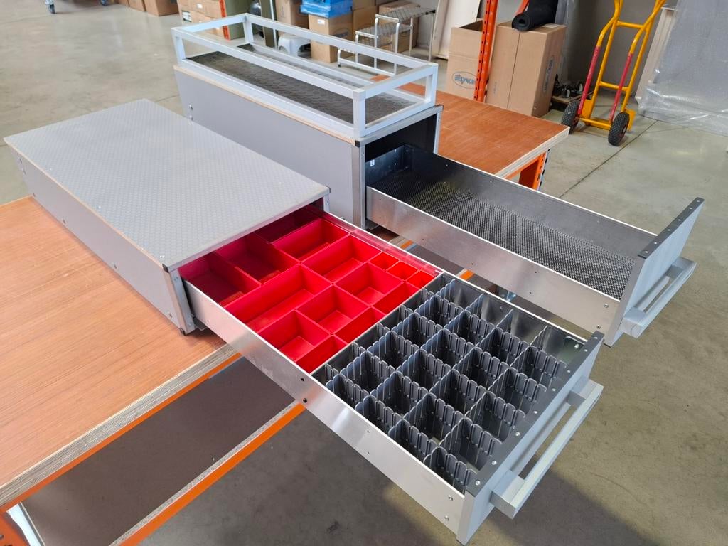 2 x Beks lade voor inrichting bestelwagen, Auto diversen, Auto-accessoires, Ophalen