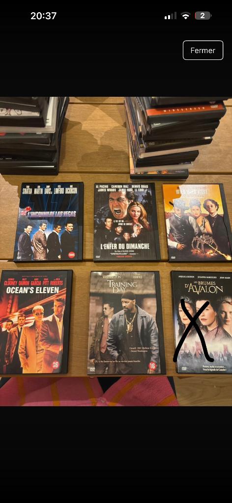 Gros lot de DVD, CD & DVD, Enlèvement, Utilisé