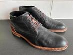 Floris van Bommel herenschoenen maat 8 / 42 H, Zwart, Ophalen of Verzenden, Zo goed als nieuw, Veterschoenen