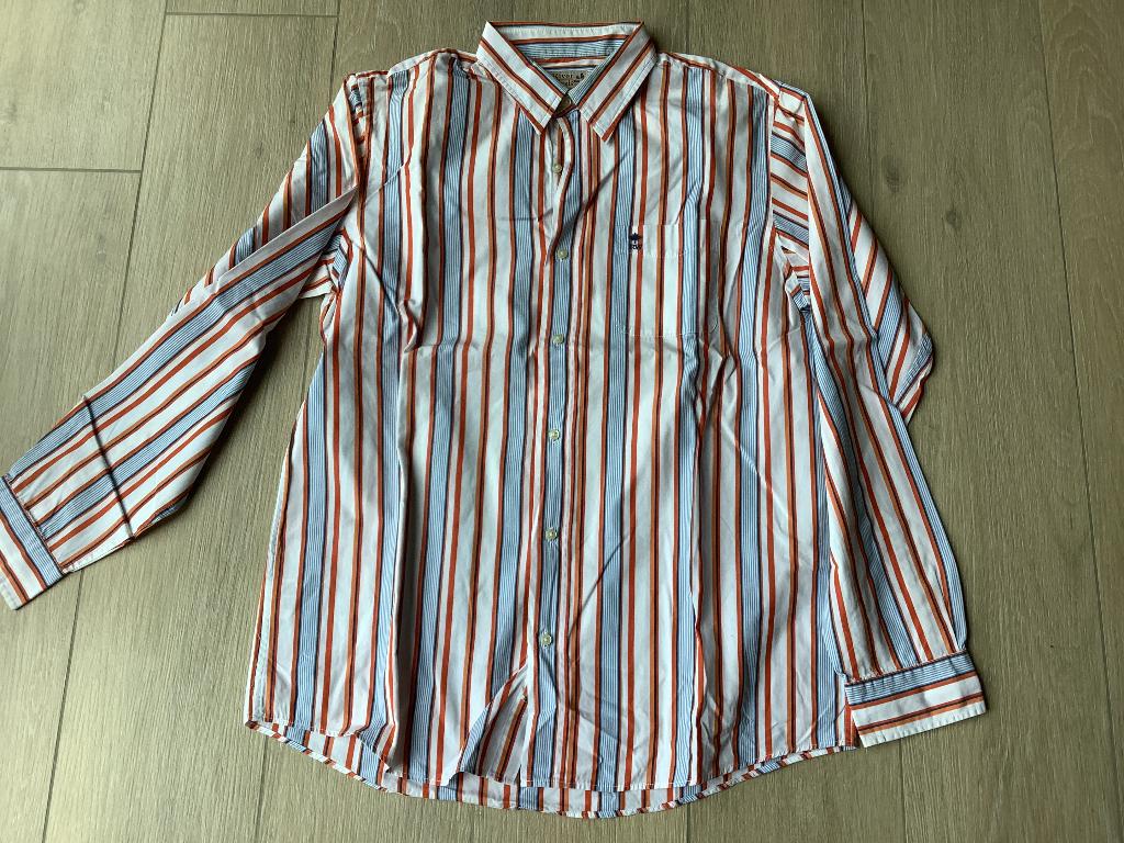 Gestreept hemd Riverwoods maat XL, Wit, Ophalen of Verzenden, Zo goed als nieuw, River woods