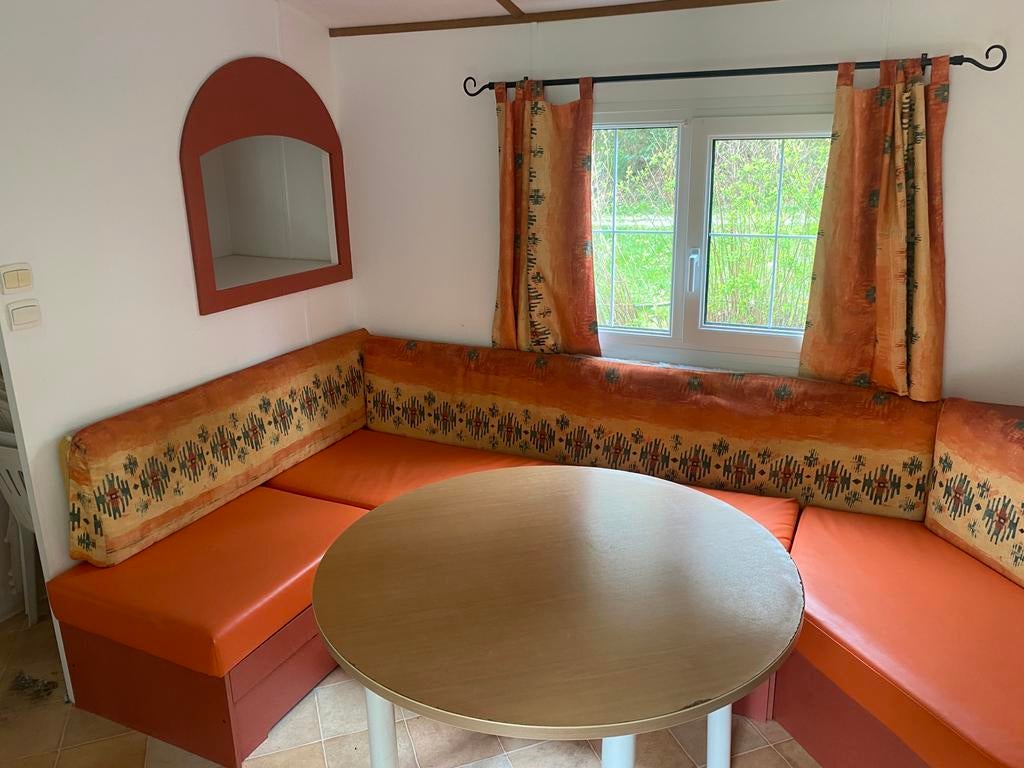 Wooncaravan met 3 slaapkamers, Caravans en Kamperen, Caravans, Particulier, tot en met 6, 2000 kg en meer, 2 aparte bedden, Frans bed