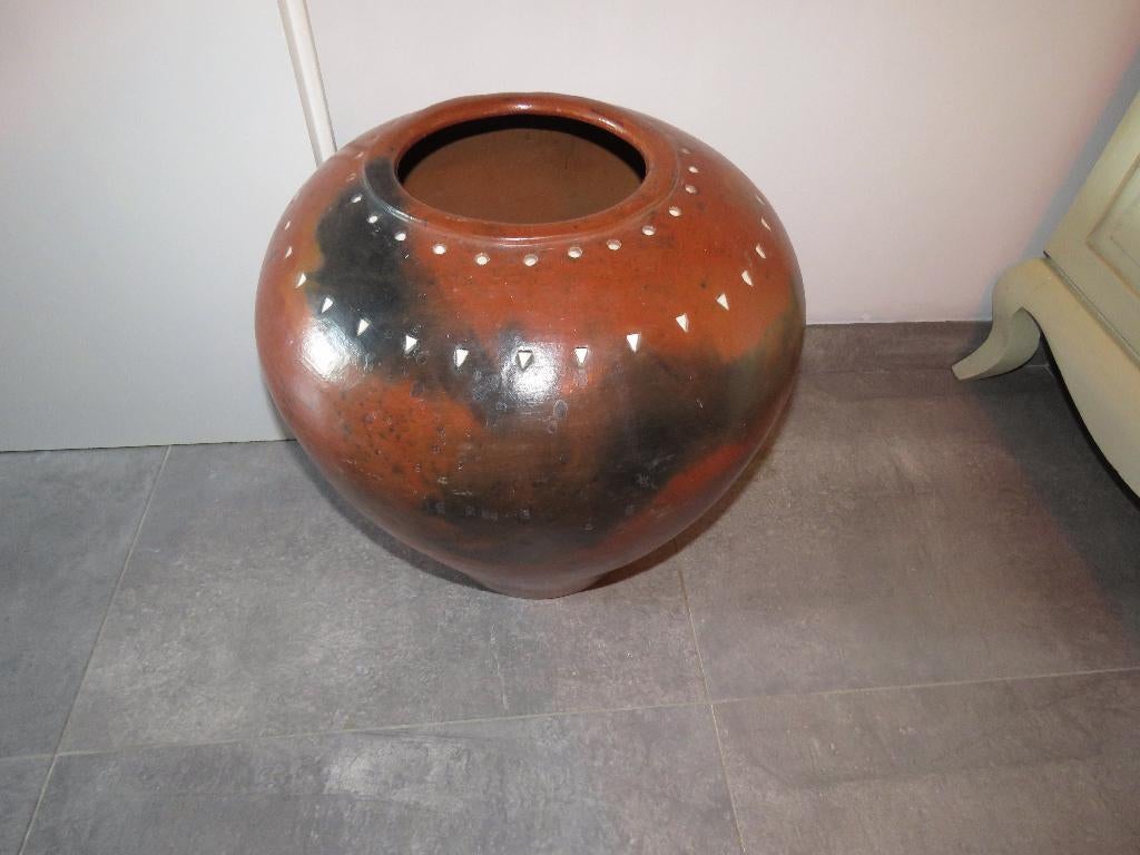 Terracotta kruik Mexico, jaren 90, Antiek en Kunst, Ophalen