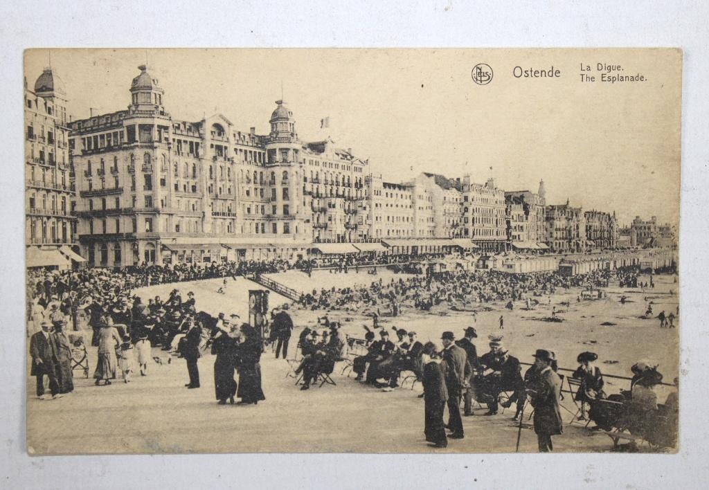 carte postale ancienne Ostende, début 1900, Collections, Enlèvement, Avant 1920, Affranchie, Flandre Occidentale