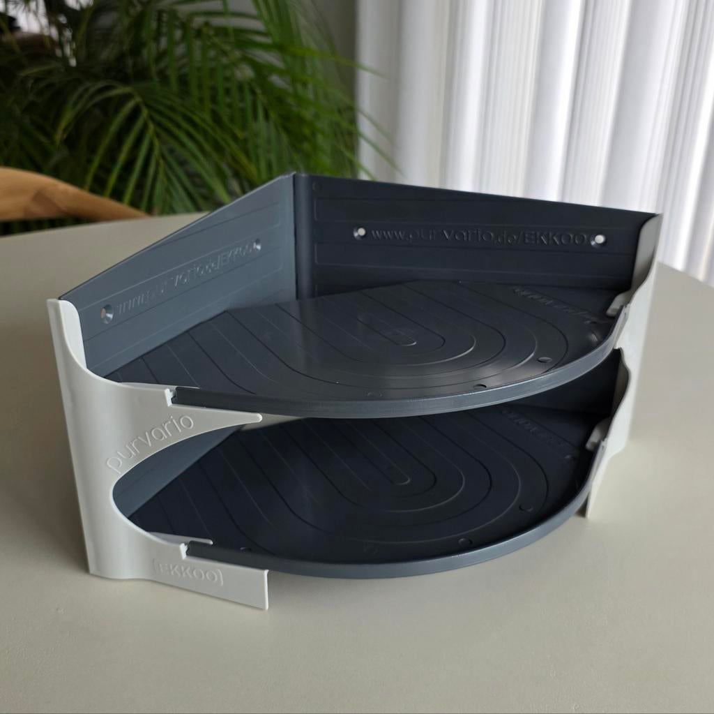 Purvario hoekrekje voor borden, Caravans en Kamperen, Ophalen, Zo goed als nieuw