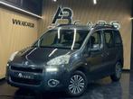 Peugeot Partner 1.6i TePee * GARANTIE 12 MOIS * (bj 2014), Euro 5, Stof, Gebruikt, Zwart