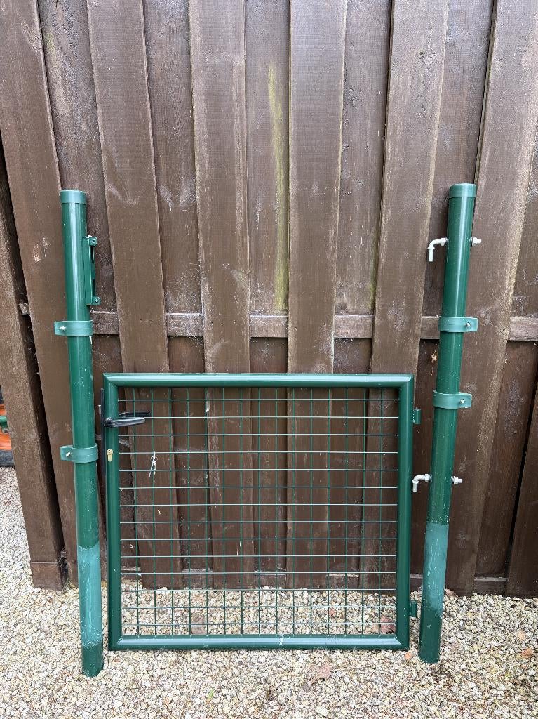 tuinpoort, Ophalen, Minder dan 100 cm, Zo goed als nieuw, Draaipoort