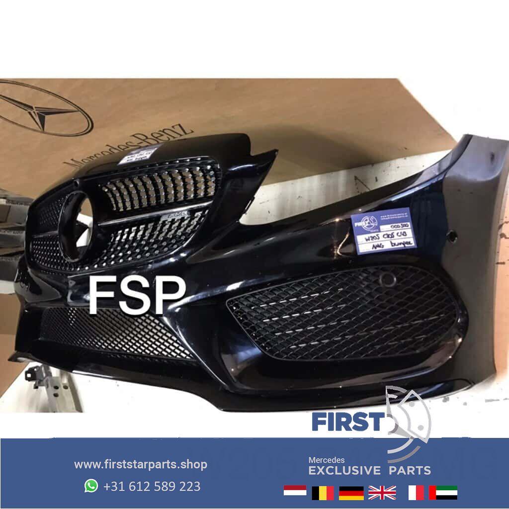 W205 C205 C43 AMG VOORBUMPER Mercedes C Klasse 2014-2018 ZWA, Utilisé, -, Avant, -