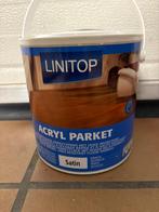 acryl parket satijn 2,5L, Moins de 5 litres, Enlèvement, Neuf, Peinture