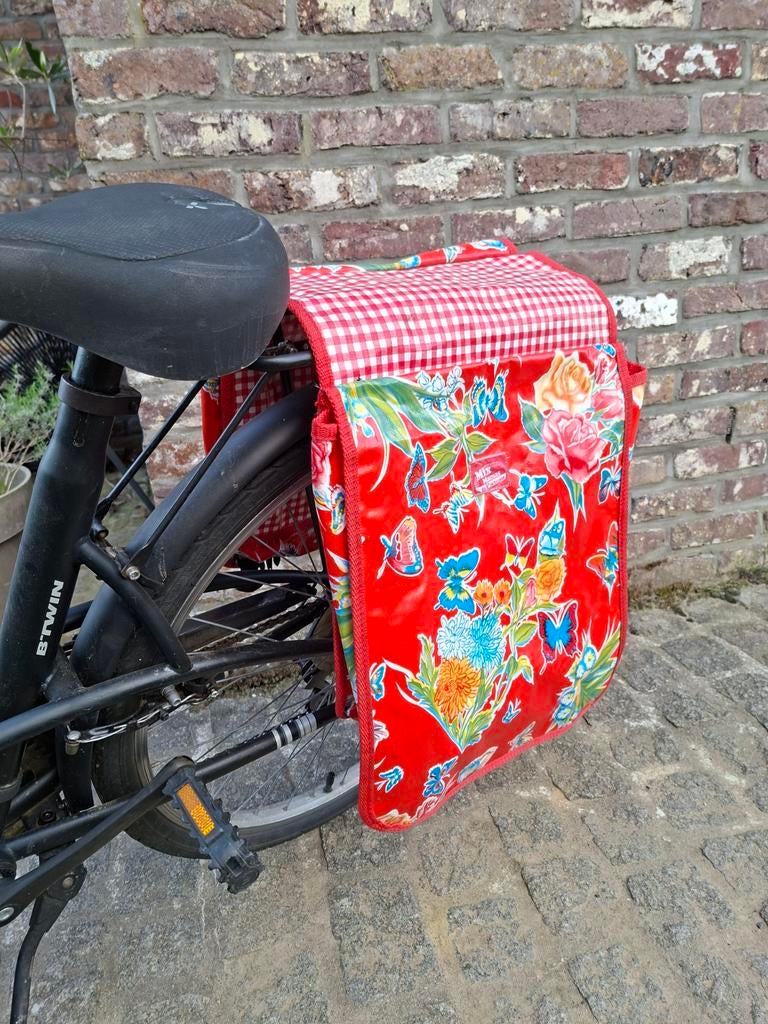 Dubbele fietstas mixmamas, Fietsen en Brommers, Ophalen, Zo goed als nieuw, Mixmamas