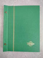 groen Timbrax postzegelalbum met 100 (nieuwe) ruitjesbladen, Verzenden, Verzamelalbum