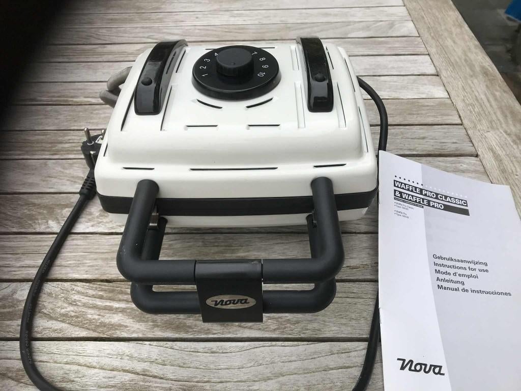 Nova Wafelijzer Pro Classic Type 130126, Ophalen of Verzenden, Uitneembare platen, Zo goed als nieuw