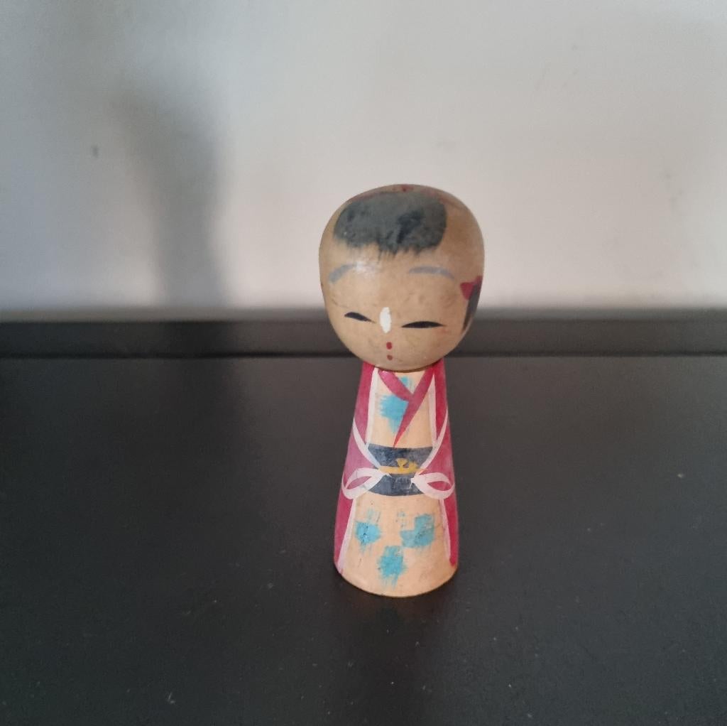 Cher Sosaku Bobblehead Kokeshi, Antiquités & Art, Art | Art non-occidental, Envoi