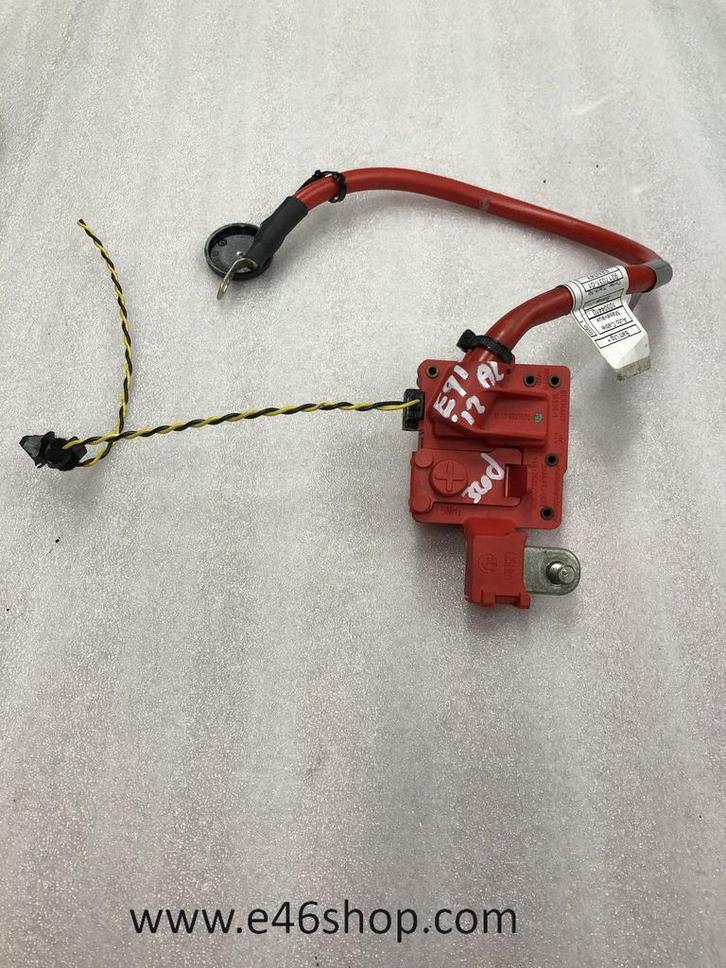 ACCU KLEM MET ONGEVAL SENSOR BMW E90 E91, Auto-onderdelen, Accu's en Toebehoren, BMW, Gebruikt, Ophalen of Verzenden