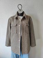 Beige pied-de-poule jasje - maat M - H&M, Enlèvement ou Envoi, Beige, Porté, Taille 38/40 (M)