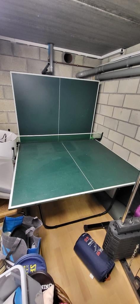 Tafeltennis, Sport en Fitness, Tafeltennis, Ophalen, Gebruikt, Tafel Indoor, Verrijdbaar