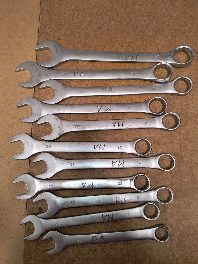 Steek ringsleutel set, Ophalen