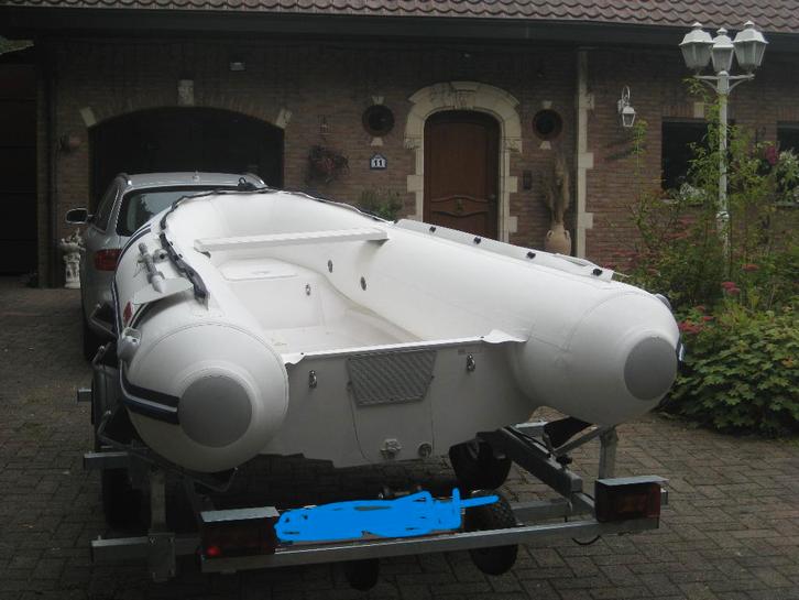 RIB SUZUMAR + SUZUKI 9.9 PK + TRAILER, Watersport en Boten, Rubberboten, Zo goed als nieuw, Overige merken, Minder dan 70 pk, Benzine