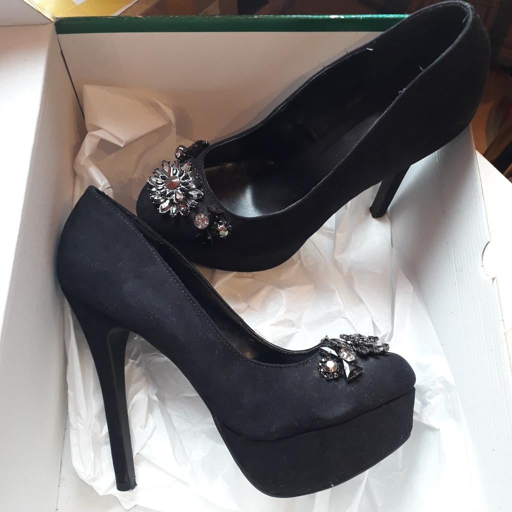 pumps 39, Pumps, Verzenden, Zwart, Zo goed als nieuw