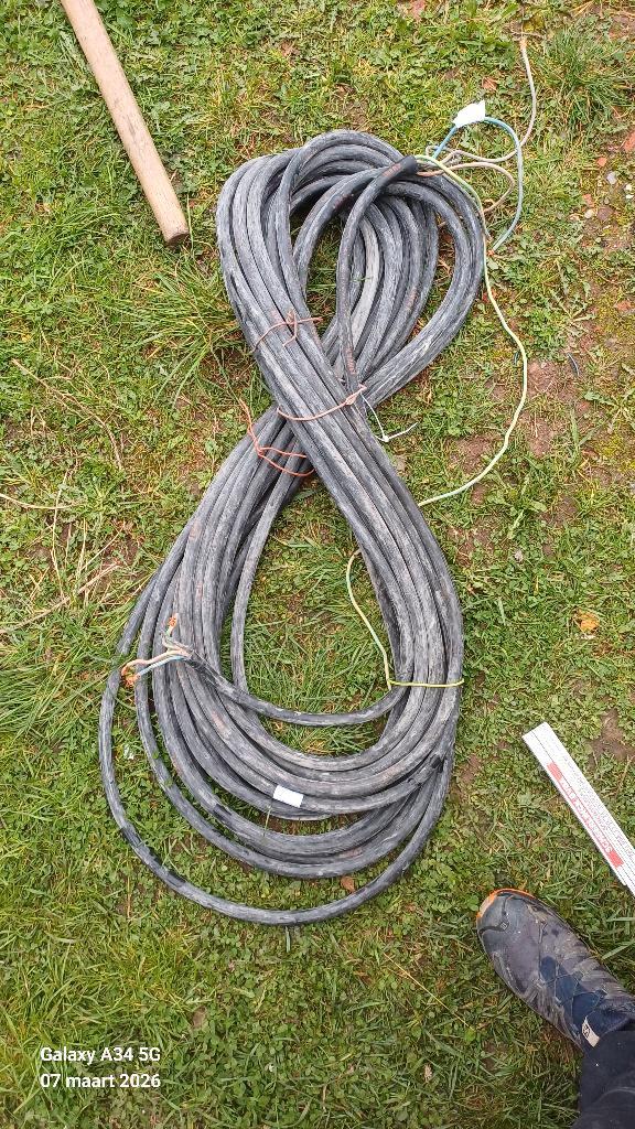 5G6 neopreen soepele kabel H07RN-F en Lumx haspel, Doe-het-zelf en Bouw, Elektriciteit en Kabels, Gebruikt, Kabel of Snoer, Ophalen