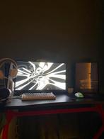 Gaming-bureau (rood-zwart) ALLEEN BUREAU, Huis en Inrichting, Bureaus, Ophalen, Gebruikt, Bureau