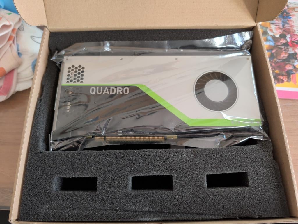 Nvidia Quadro RTX 4000, Computers en Software, Videokaarten, PCI-Express 3, DisplayPort, GDDR6, Refurbished