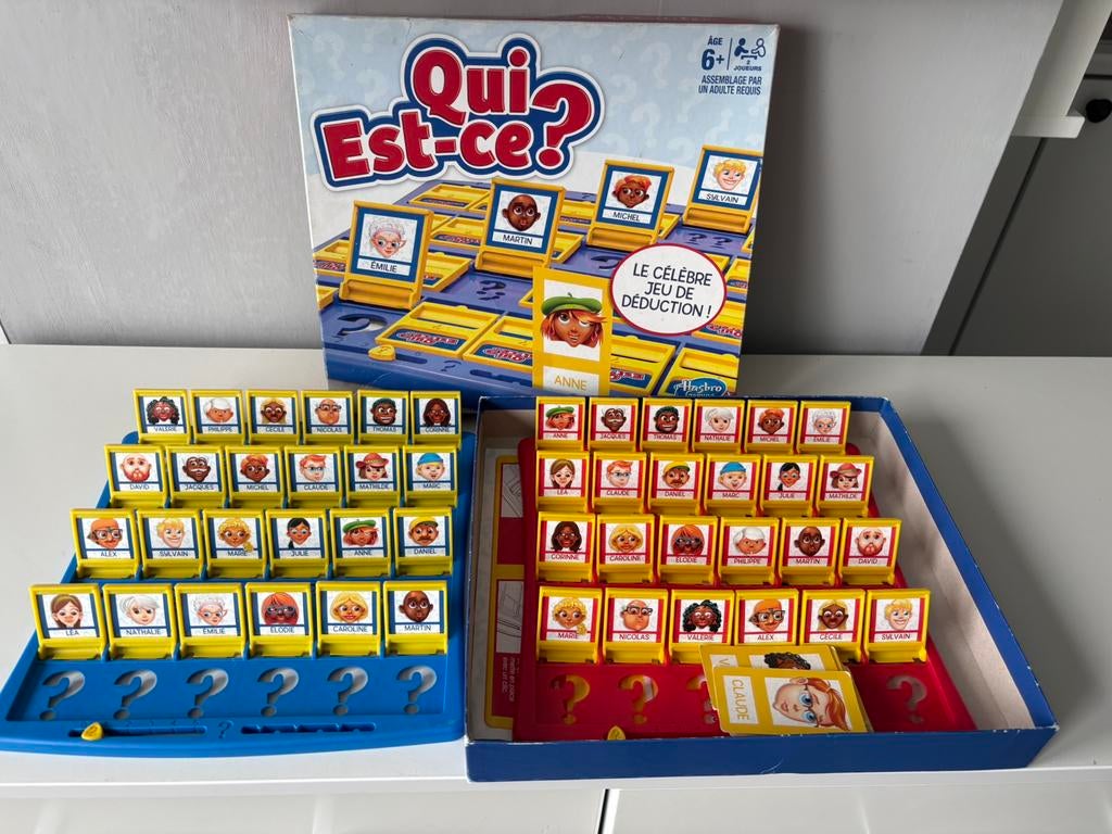 Spel WIE IS HET?, Ophalen of Verzenden, Gebruikt