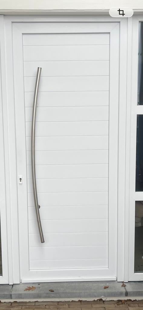 Deurgreep inox - deurtrekker inox, Ophalen, Gebruikt, Inox, Klink of Kruk