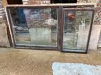 Gratis meranti raam, dubbel glas, Ophalen, Gebruikt, Raamkozijn, 150 tot 225 cm